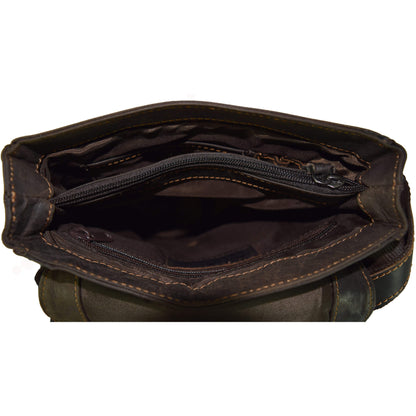 Leather Shoulder Crossbody Bag - 6307
