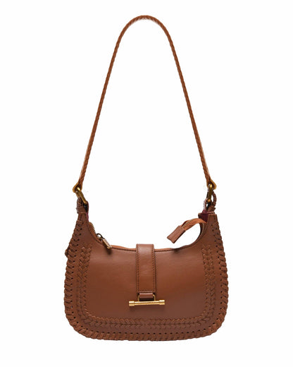 Dannia Medium Purse - Saddle Brown