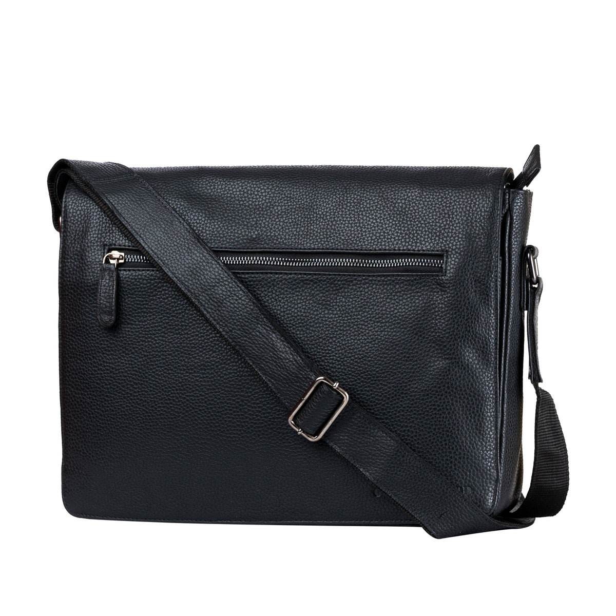 Leather Laptop Bag Berlin - Black GW588BLK