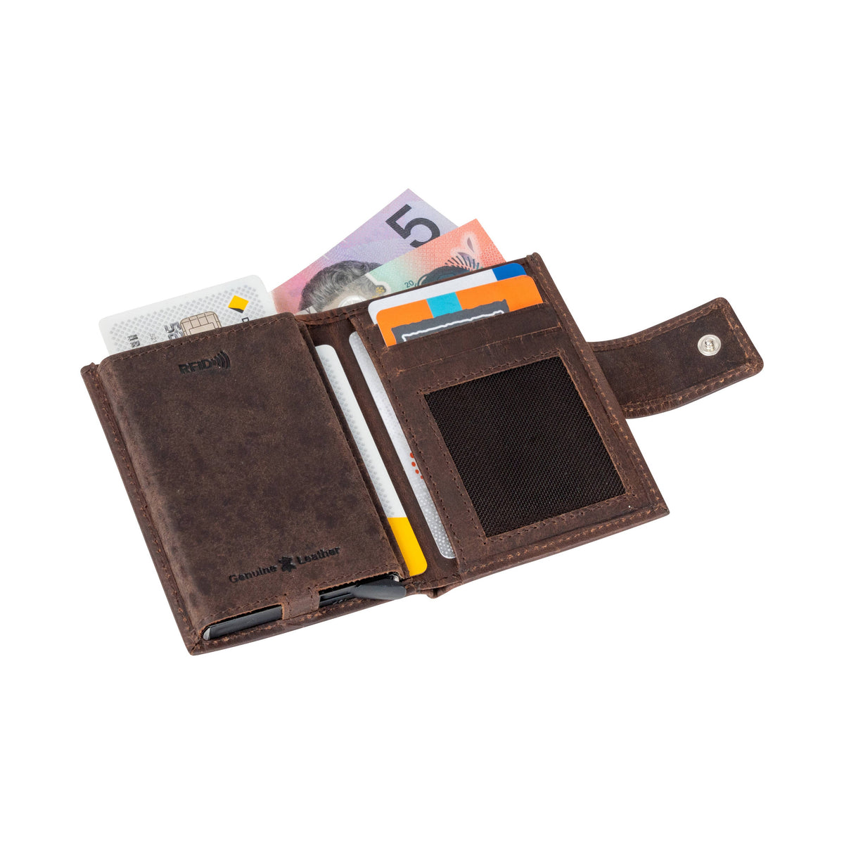 Greenwood Leather Mercer Pop Up Wallet