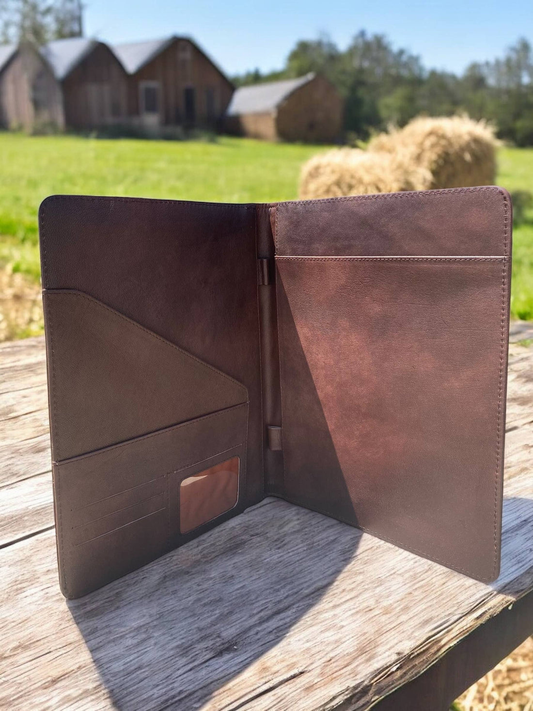 Tooled Leather Floral Planner 