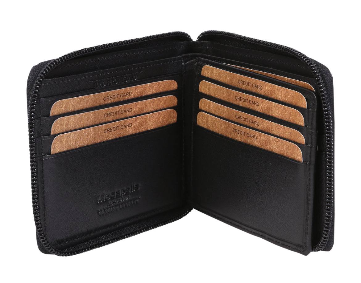 Mens Basic Leather Wallet 