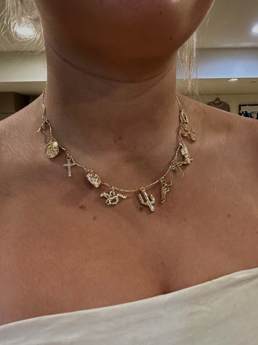 Cowboy Charm Necklace 