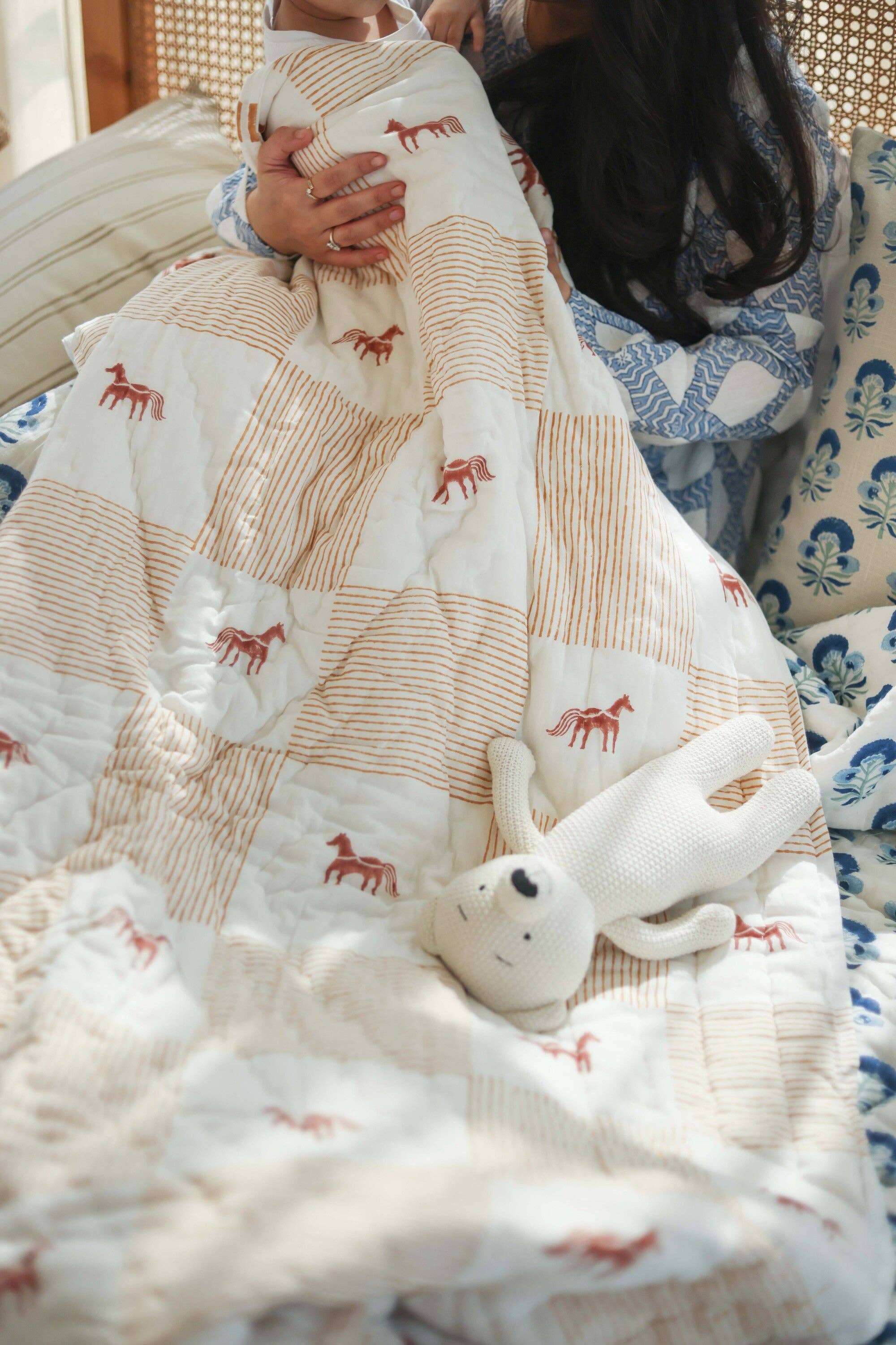 Pony Tales Baby Quilt Blanket