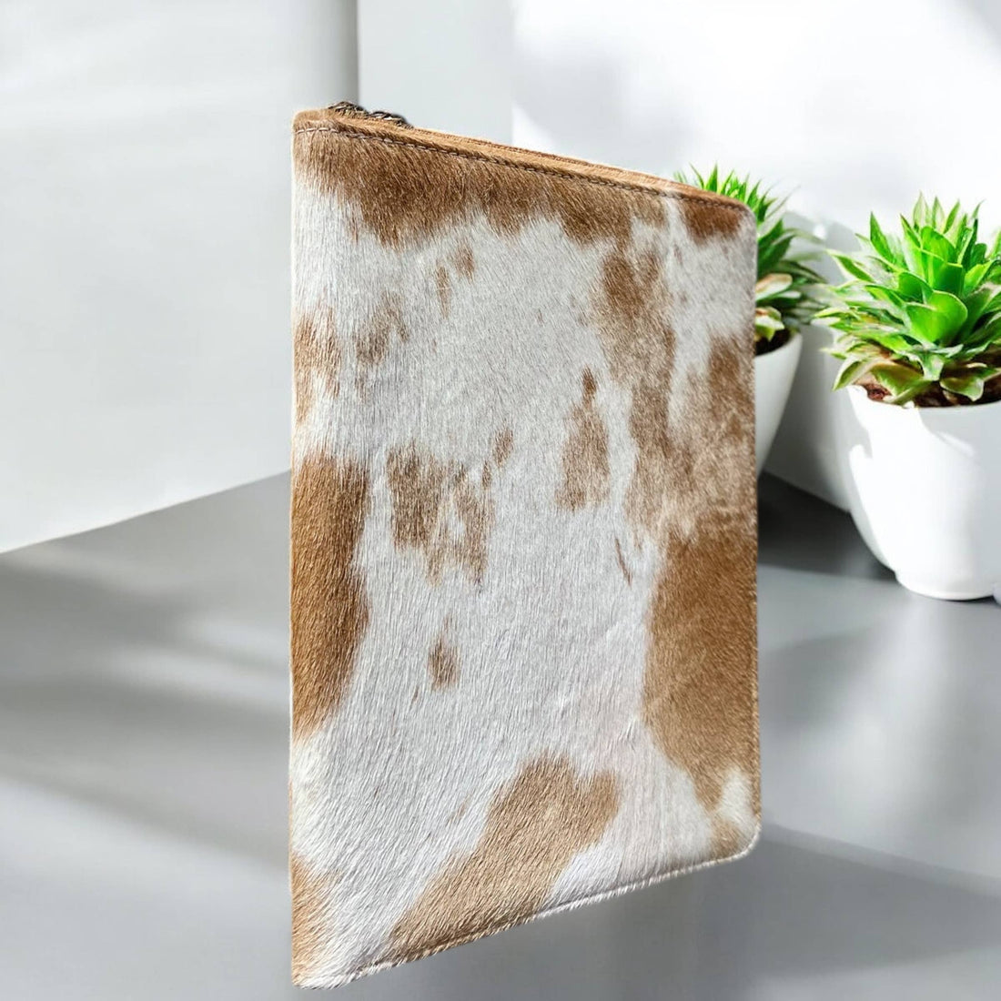 Tan all cowhide Planner 