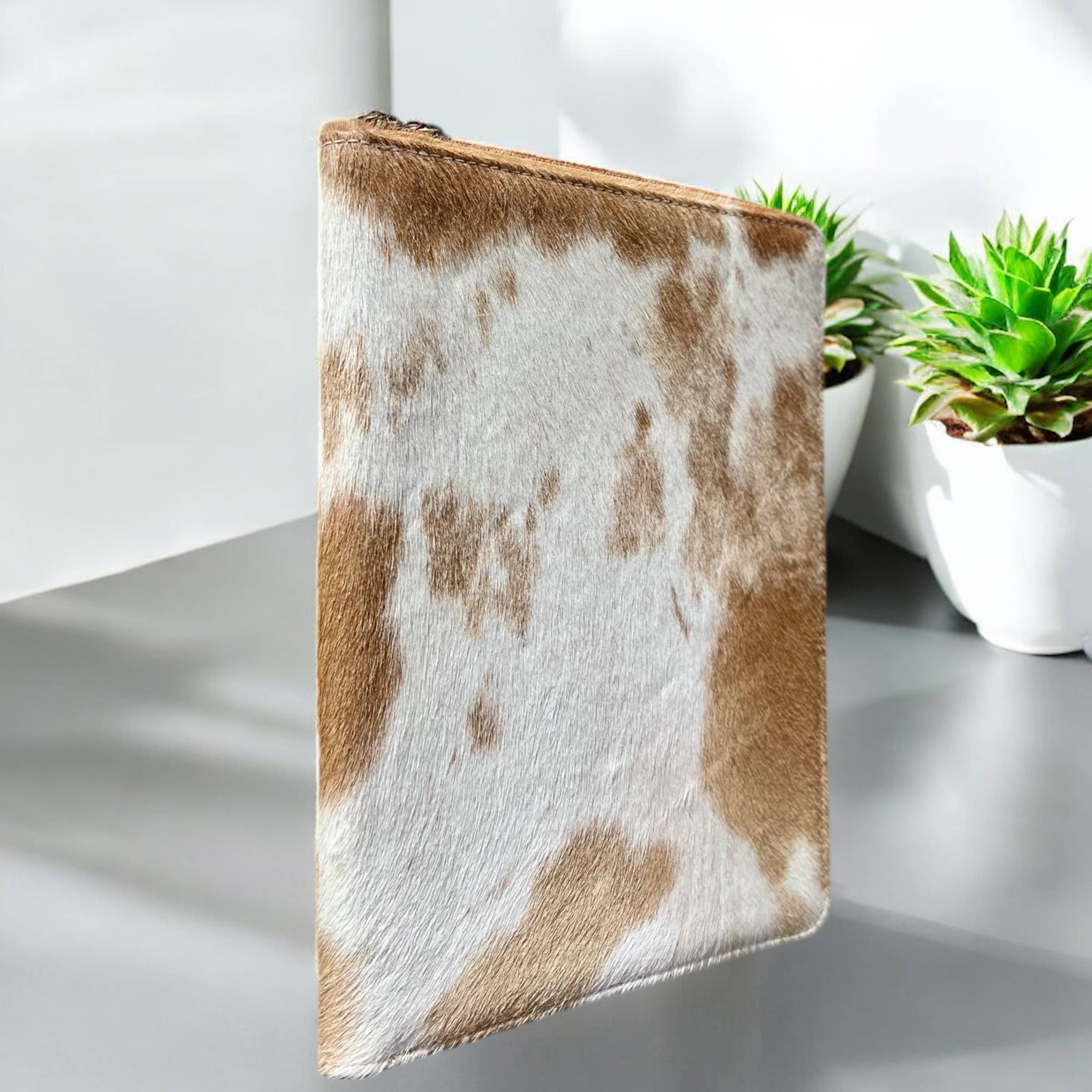 Tan all cowhide Planner 