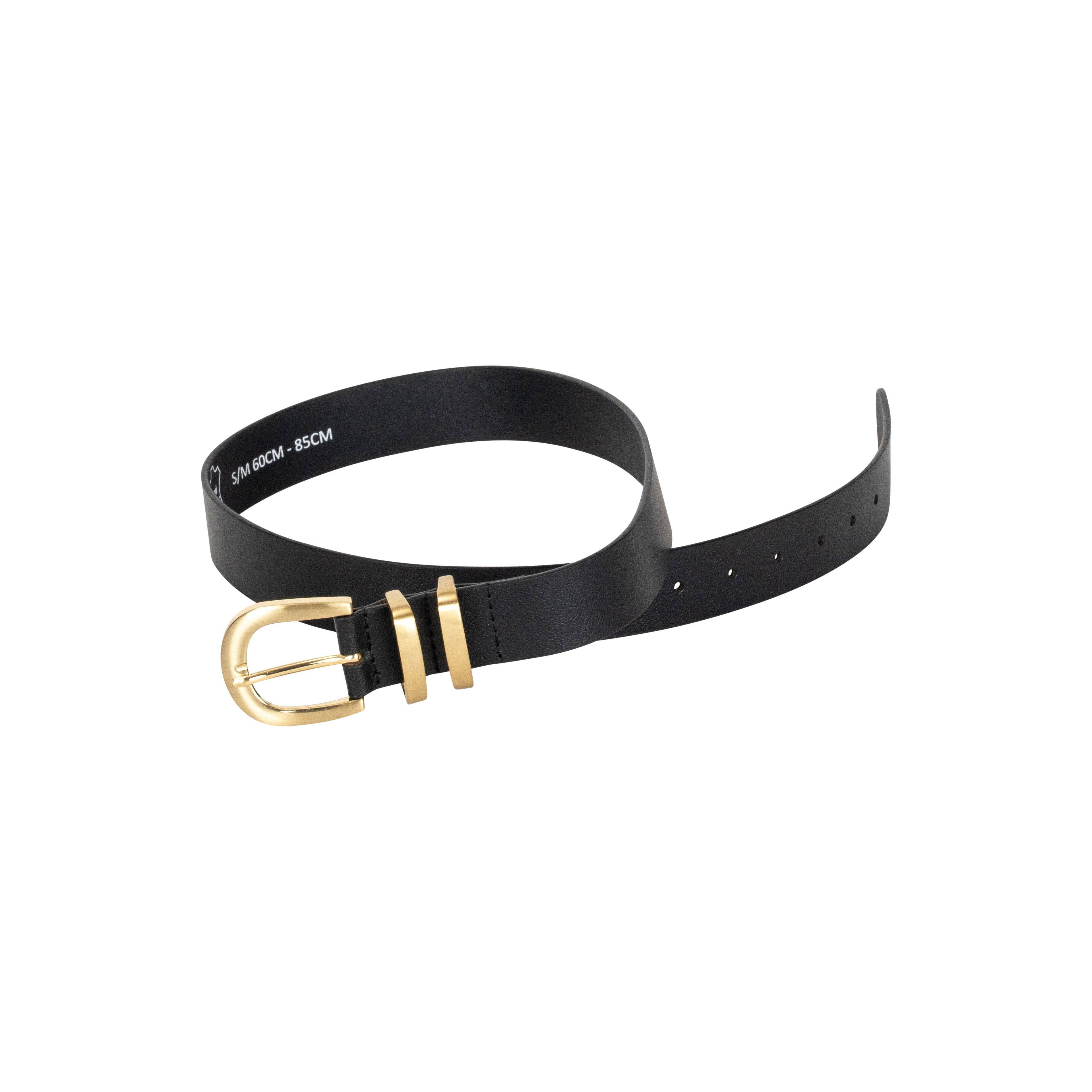 Greenwood Leather Elara Classic Leather Belt - LB010BLK