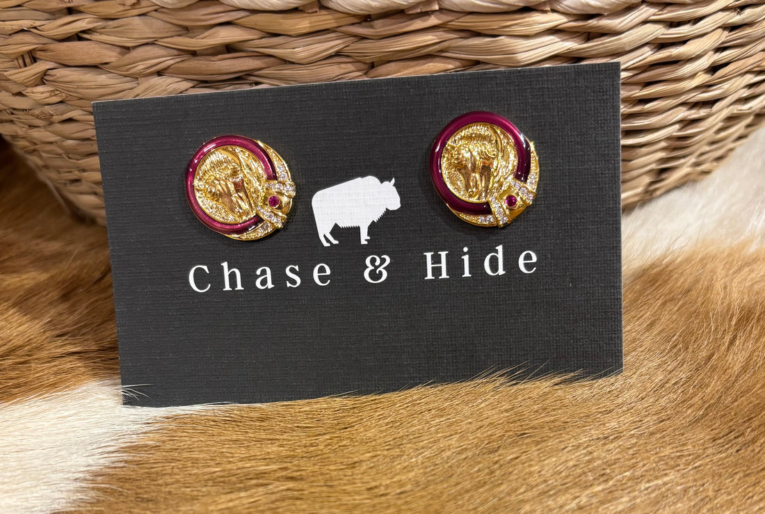Gold Horse Studs