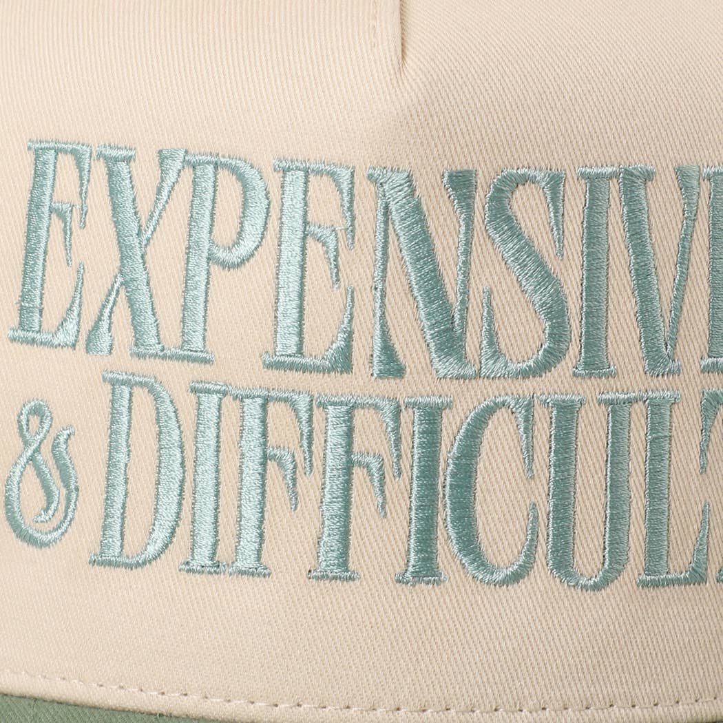 PINK EXPENSIVE and DIFFICULT Embroidered Trucker Hat