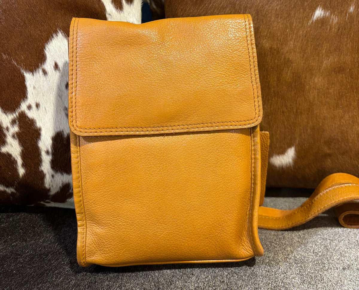 Vintage Leather Crossbody 7983 Honey