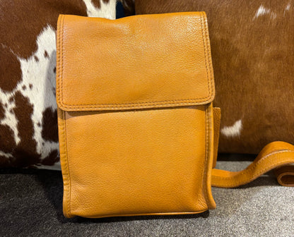 Vintage Leather Crossbody 7983 Honey