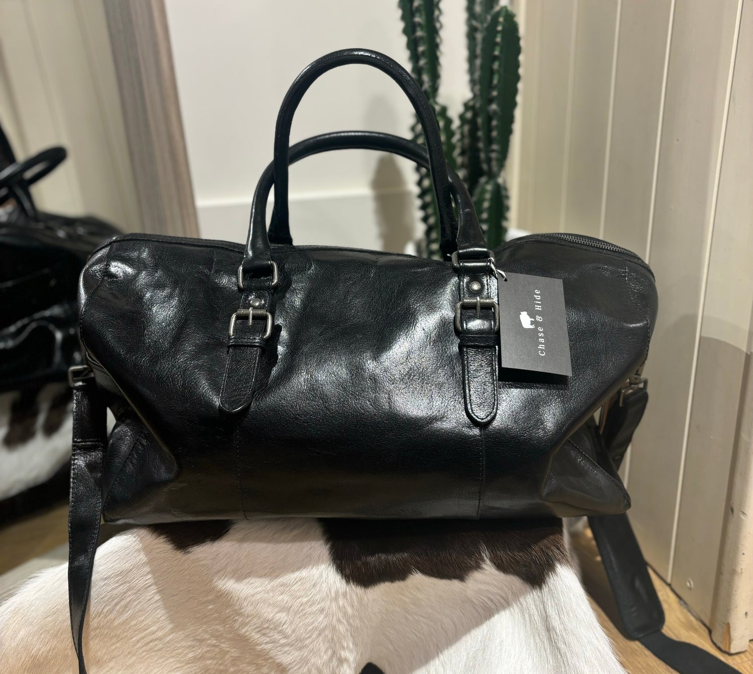 The Leisurely Overnight Bag Black 