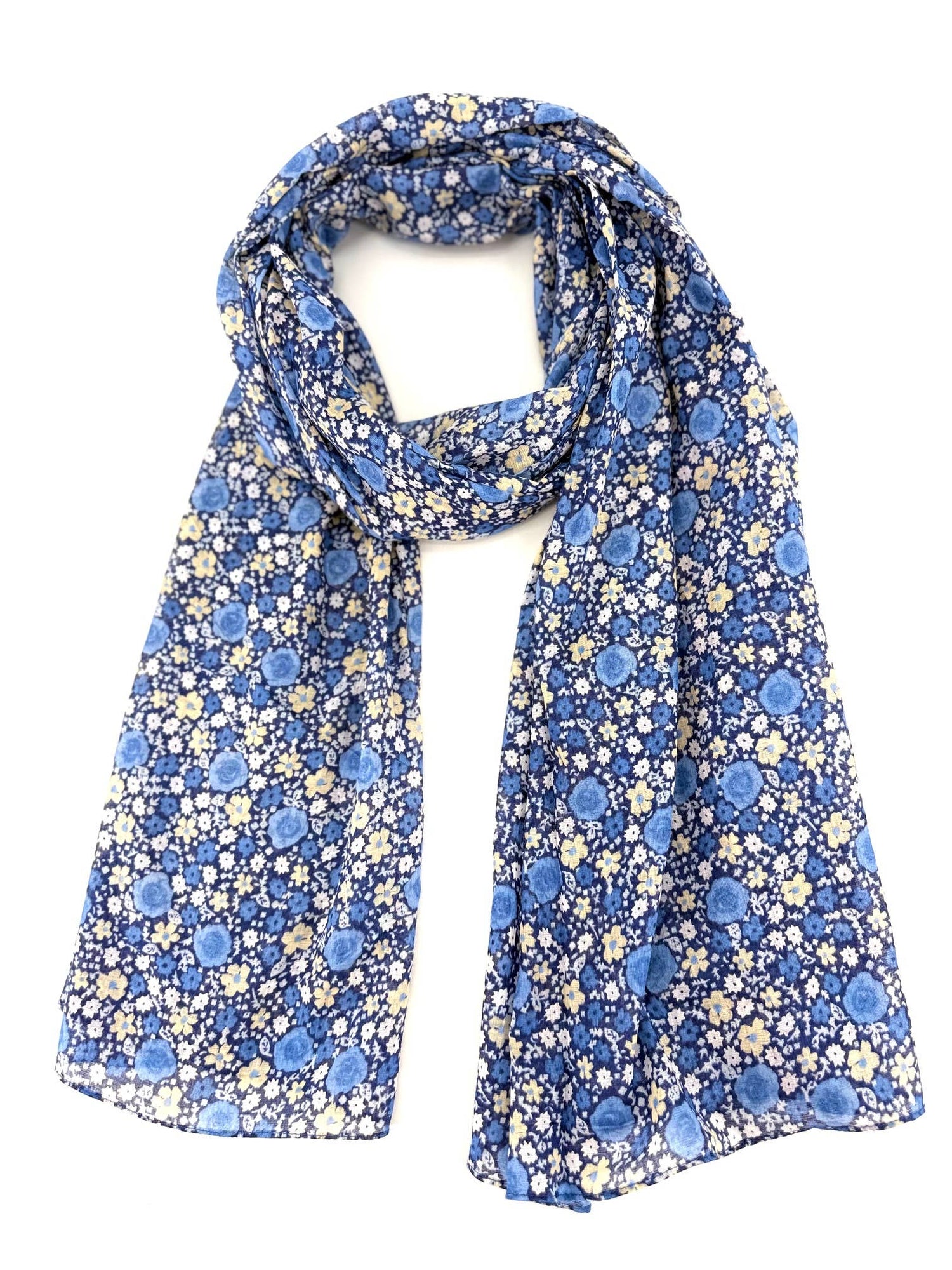 Liberty-print cheche scarf 100% cotton - Timeless elegance 2