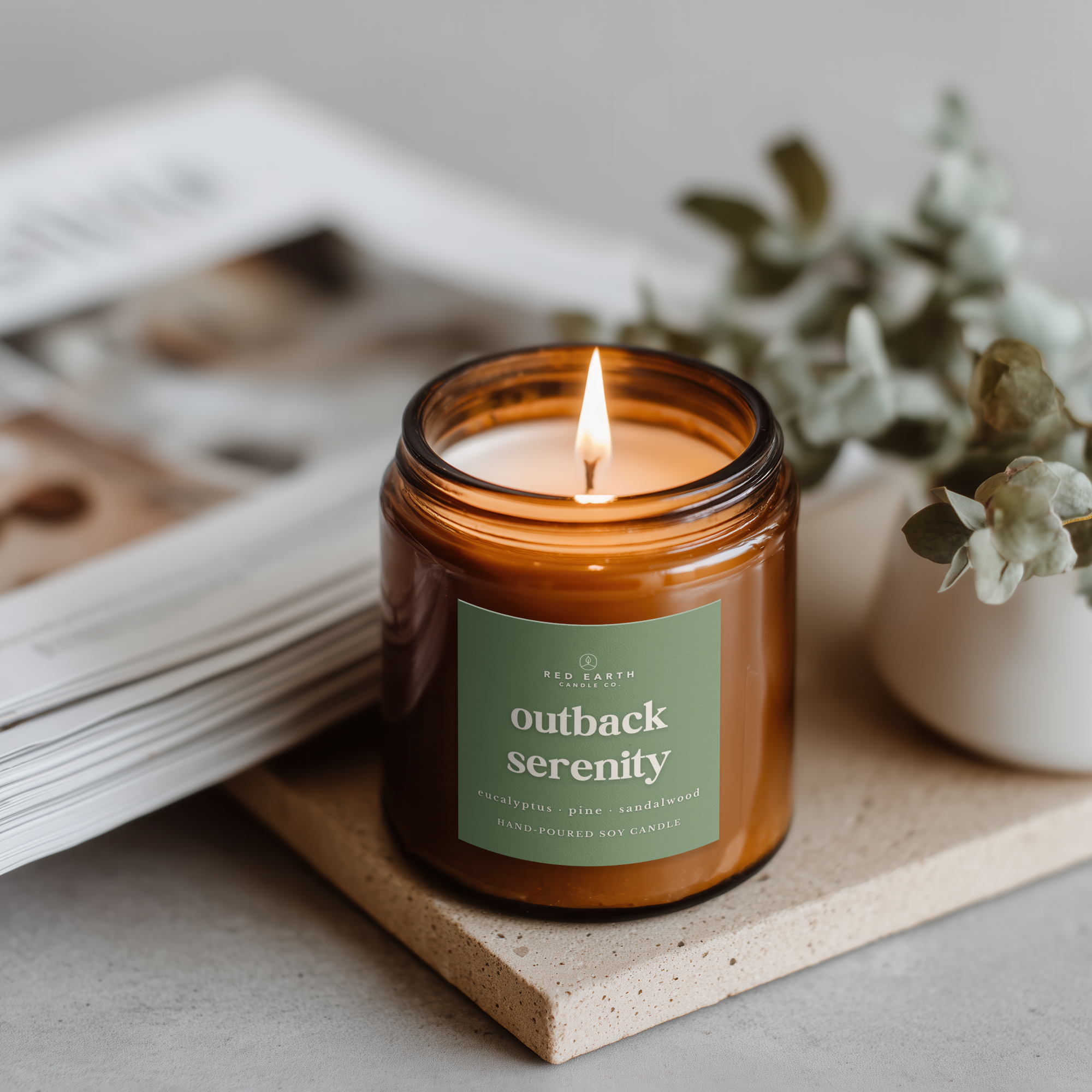 Outback Serenity Soy Candle | 40+hrs