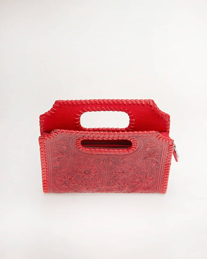 Alma Medium Handbag Red