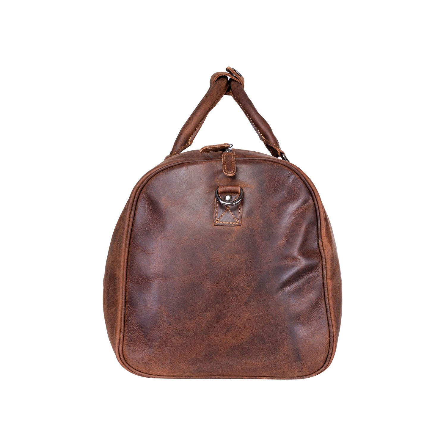 Leather Overnight Bag Milan - Rugged Leather -  