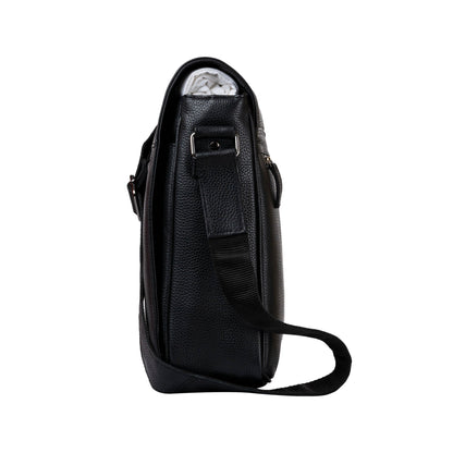 Leather Laptop Bag Berlin - Black GW588BLK