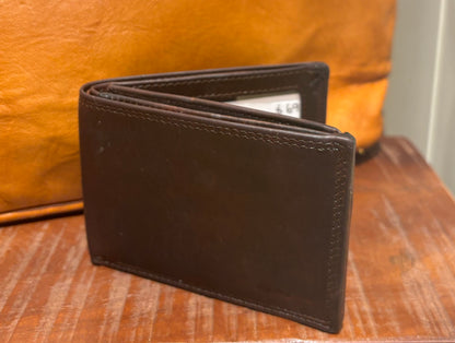 Bay Plain Leather Wallet 