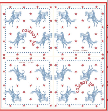 FAR MER by Whitney - Cowboy Up Cotton Bandana