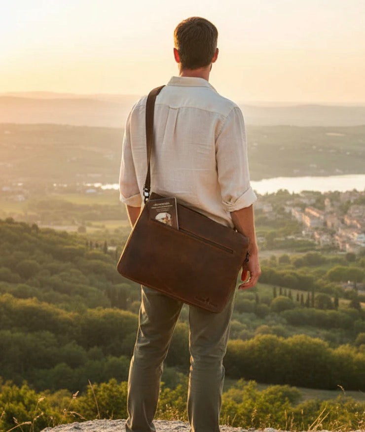 Leather Laptop Bag Richard 
