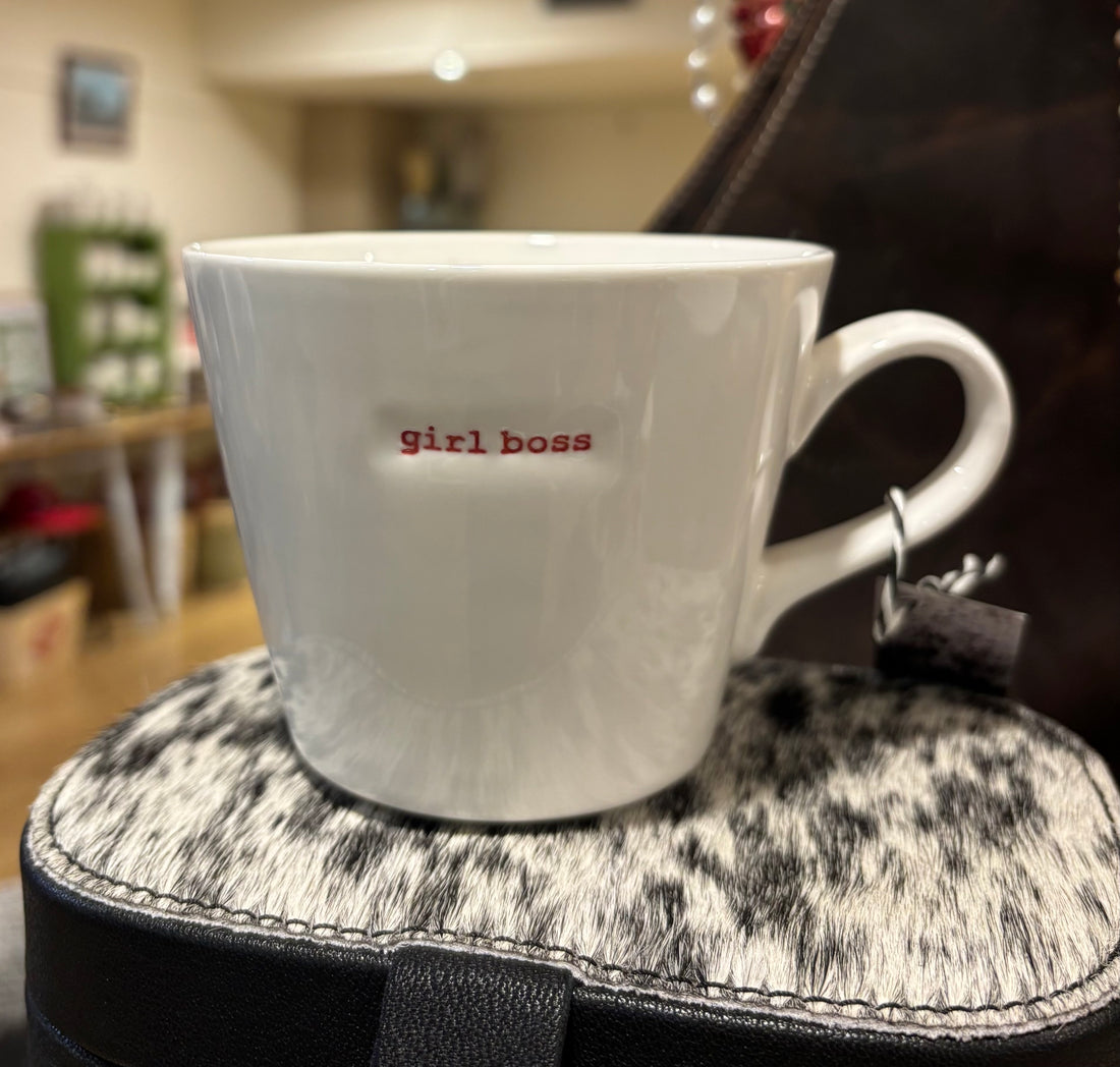 GIRL BOSS Keith Brymer Jones Porcelain Bucket Mug - Girl Boss