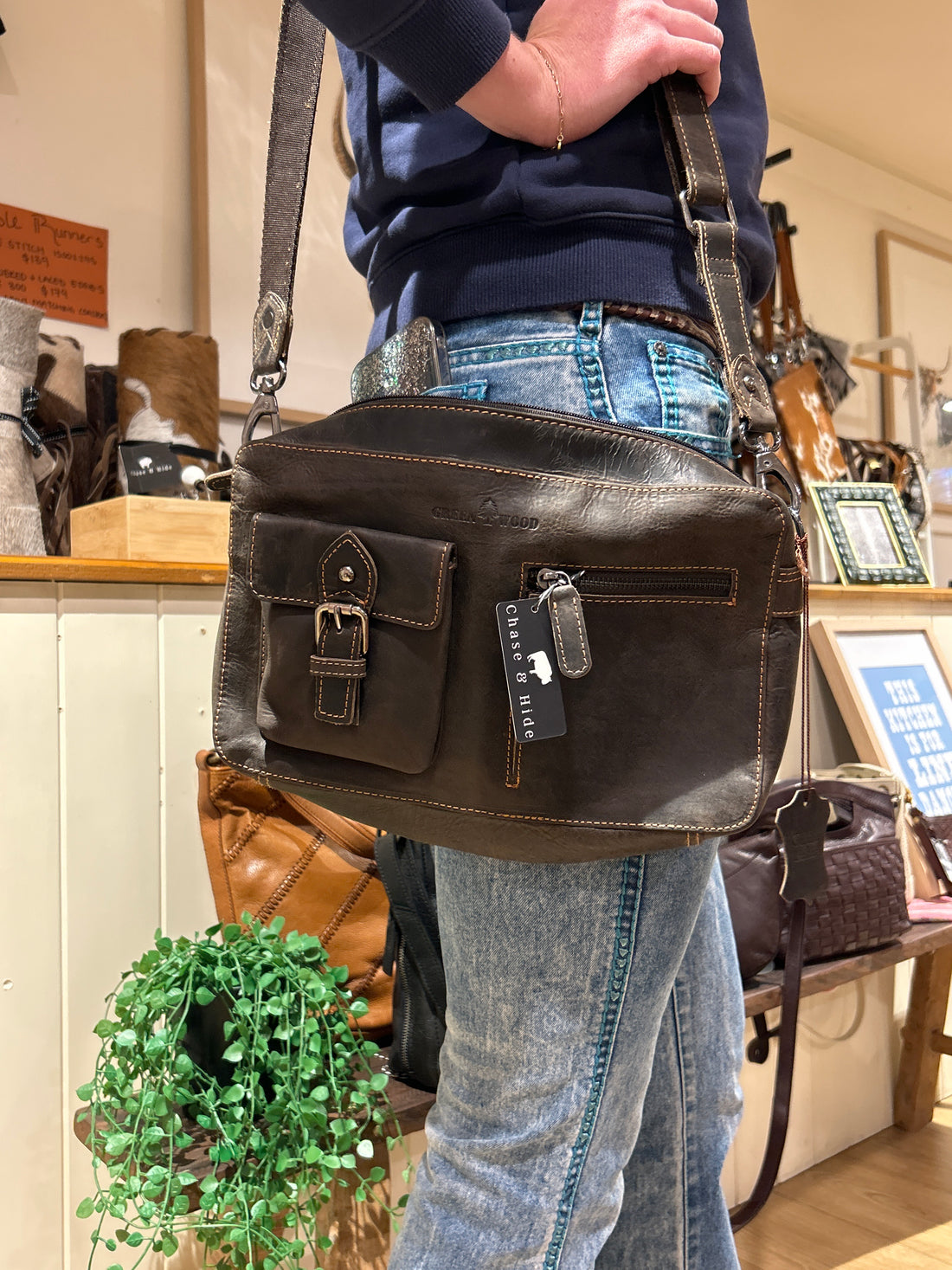 Leather Bag - 6841