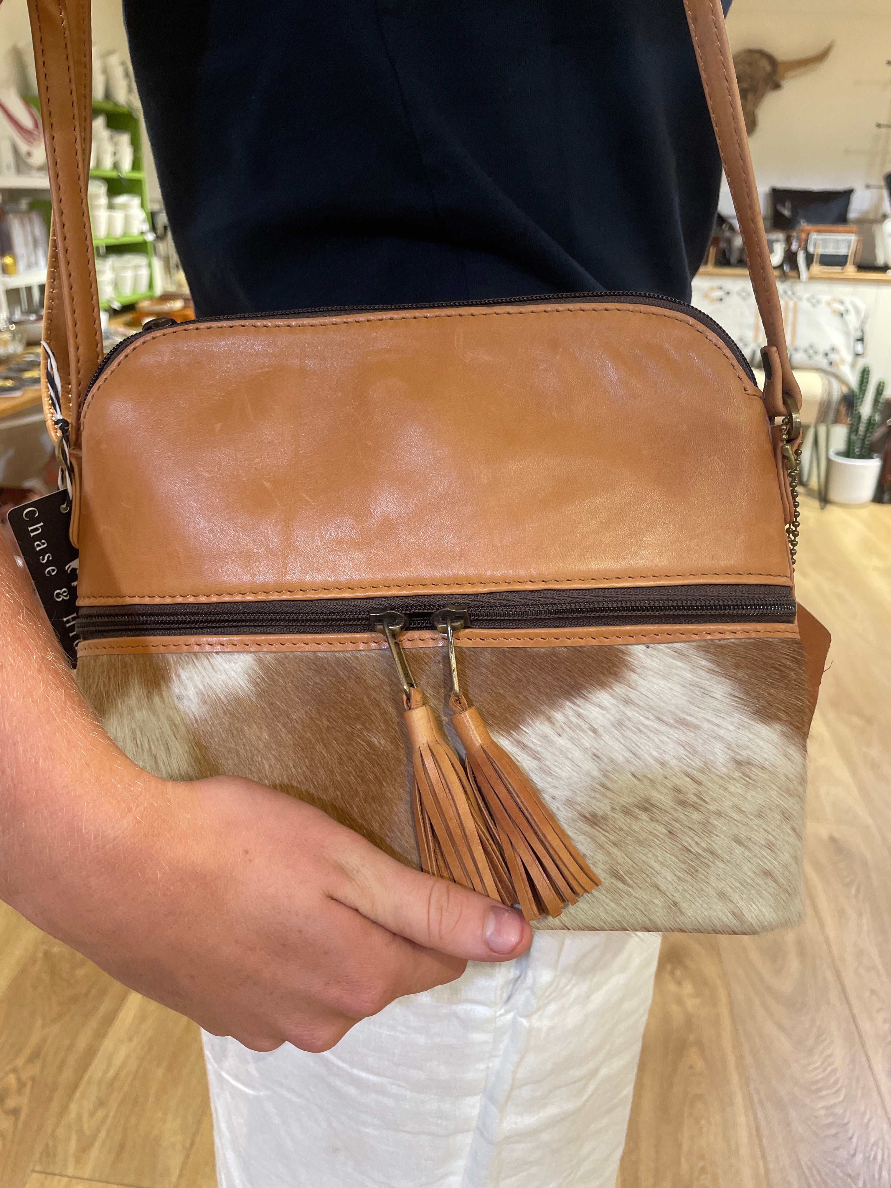 Cowhide Leather Bag 