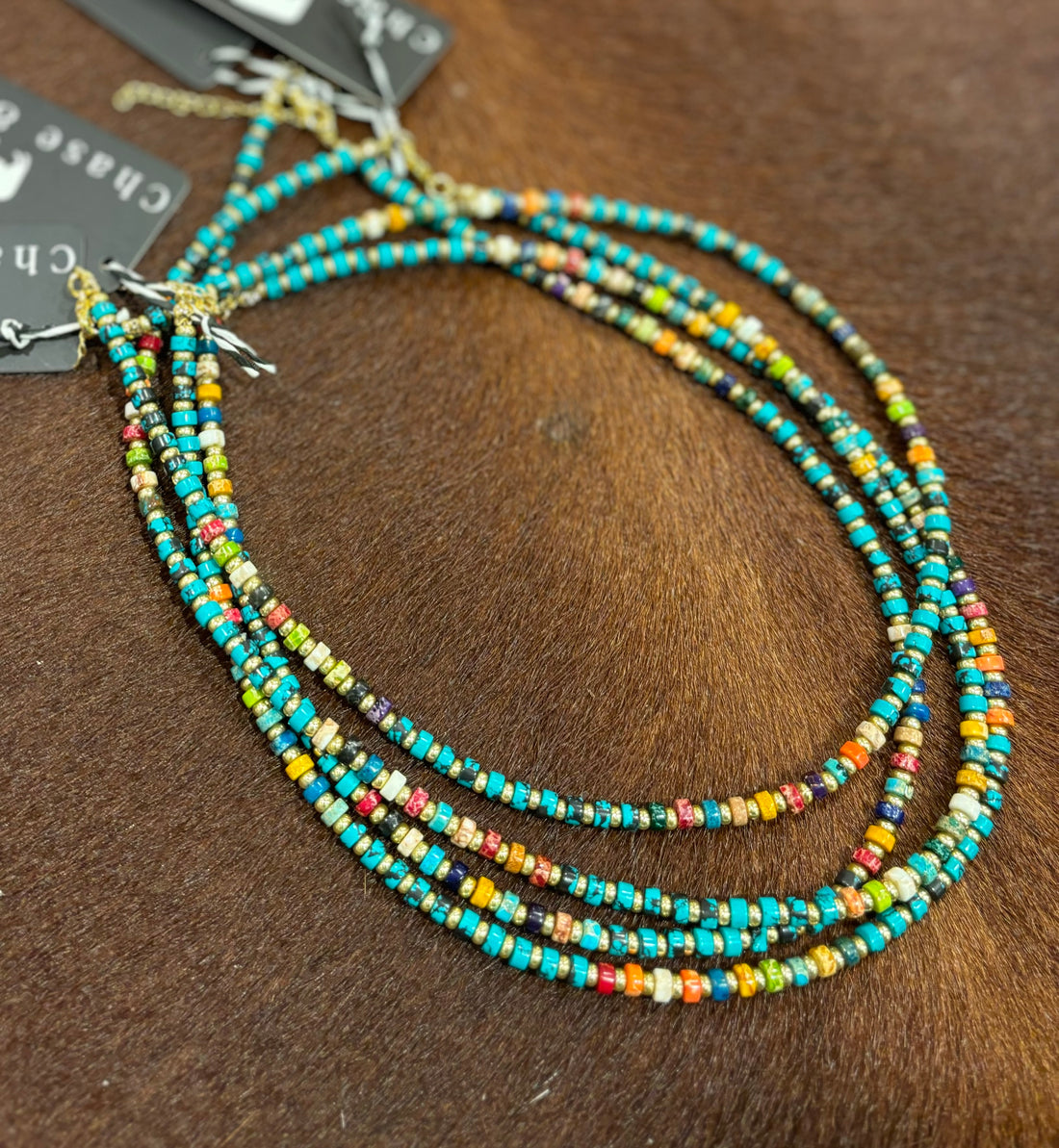 Multi coloured Turquoise Choker 