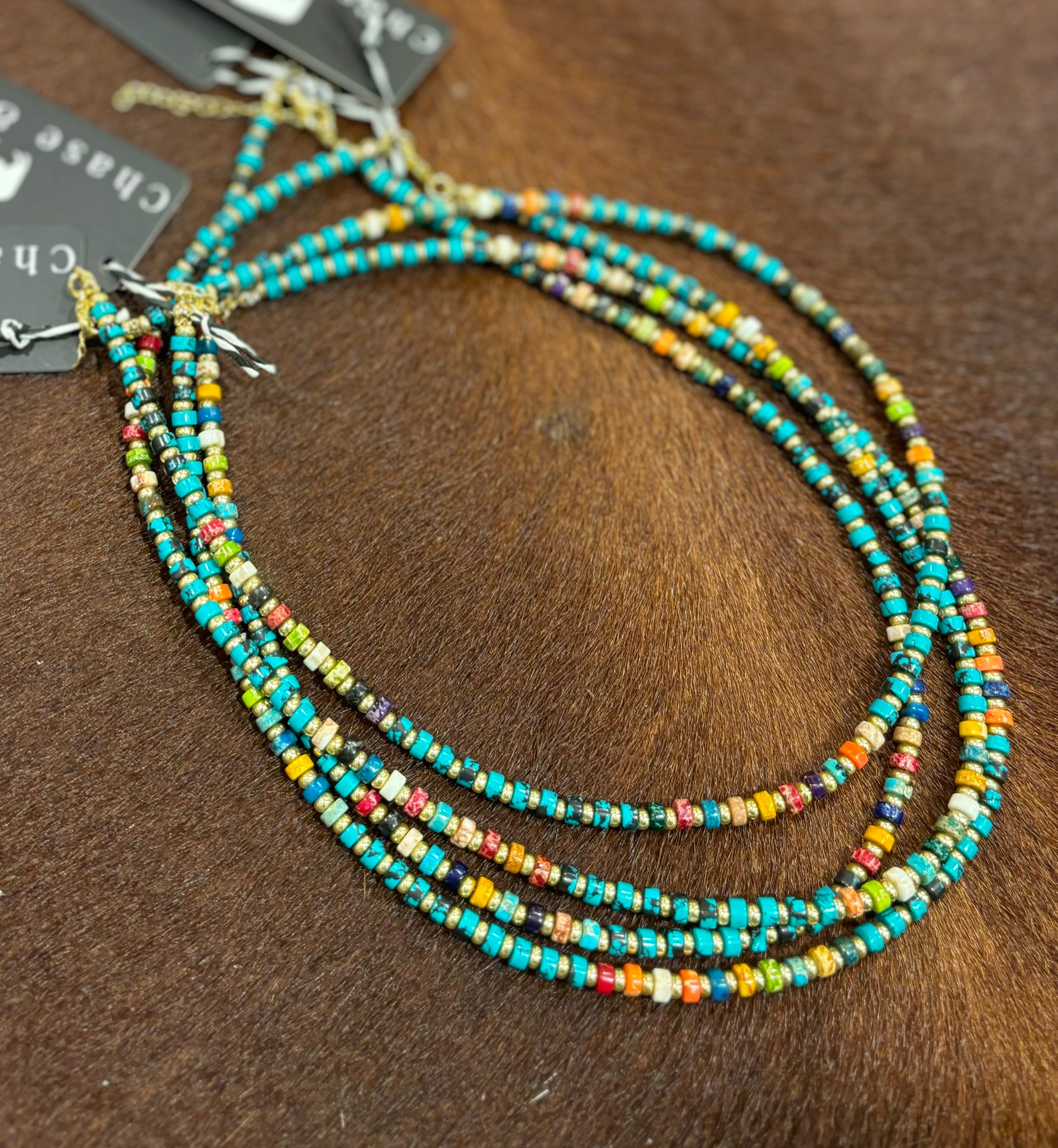 Multi coloured Turquoise Choker 