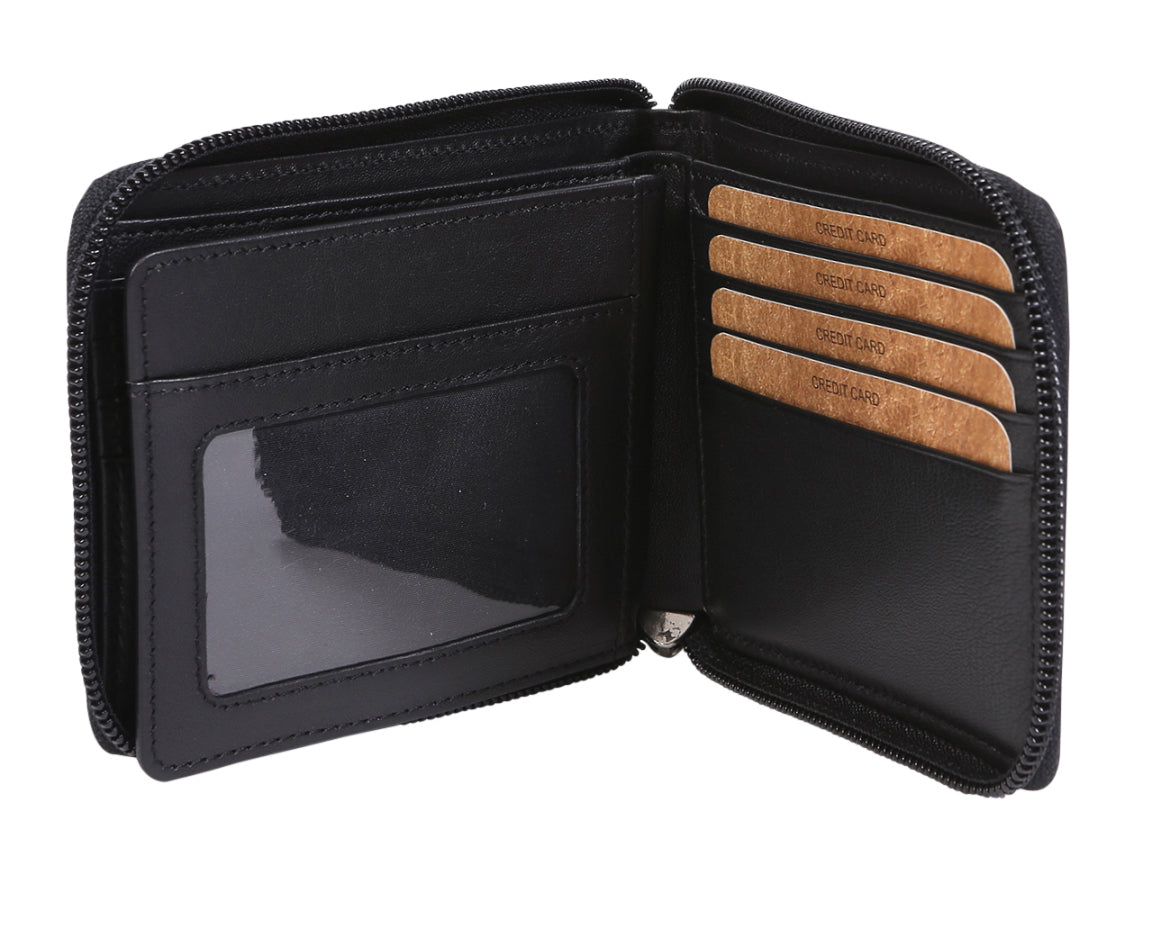 Mens Basic Leather Wallet 