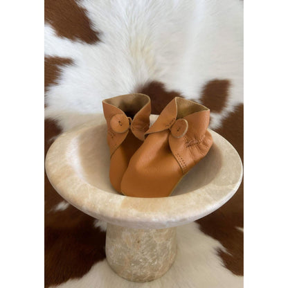 Leather Baby Booties