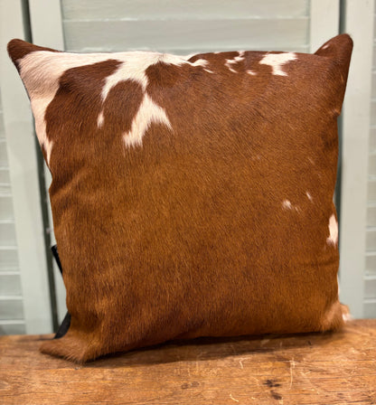 Hide and leather Cushion 