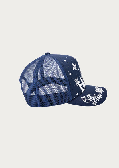 Pre Order NAVY BANDANA TRUCKER