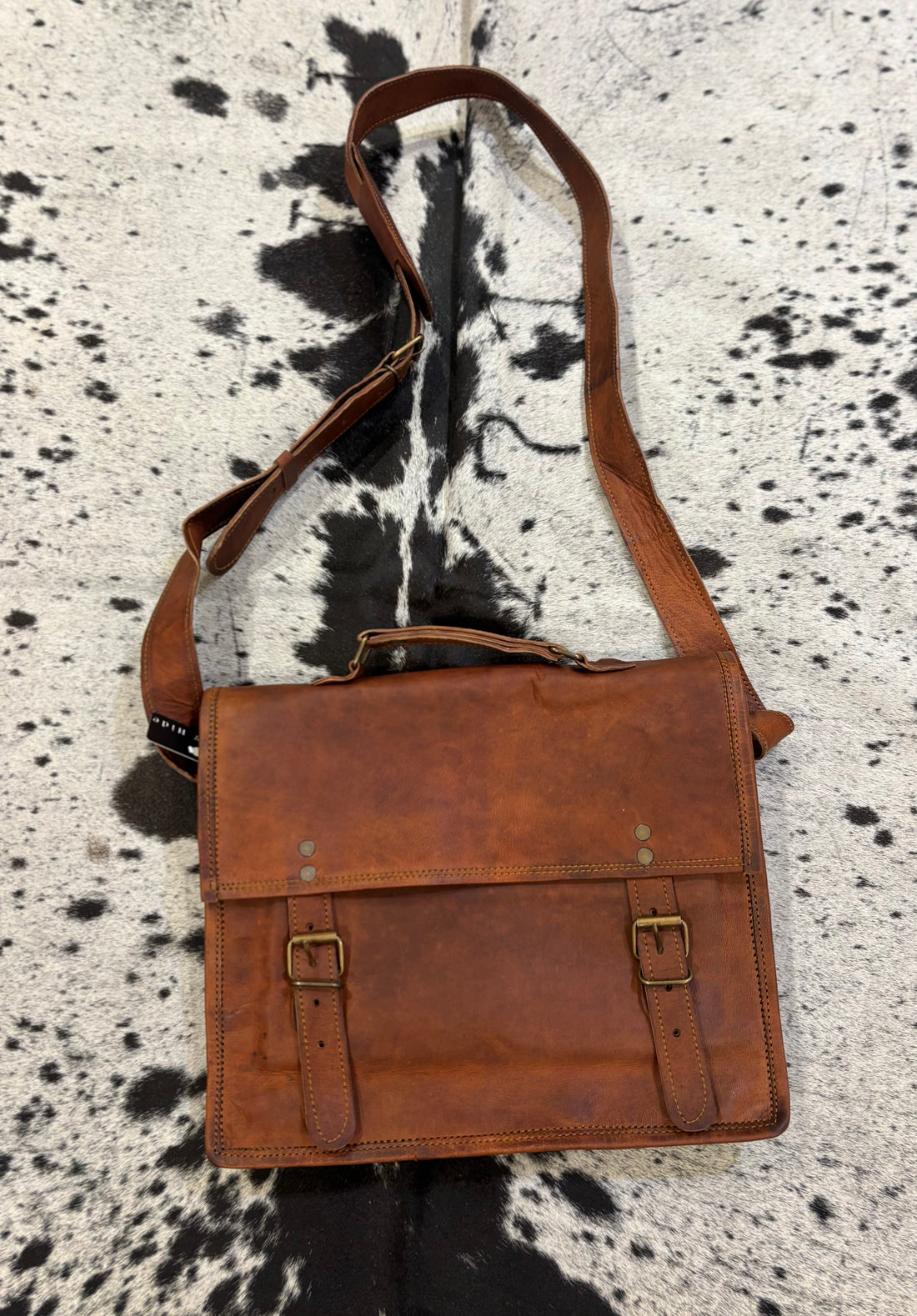 Leather Laptop Satchel 13”