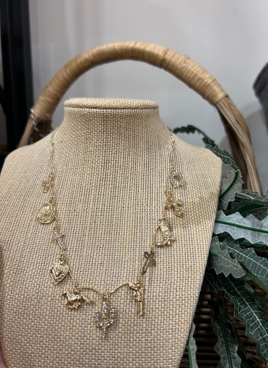 Cowboy Charm Necklace 