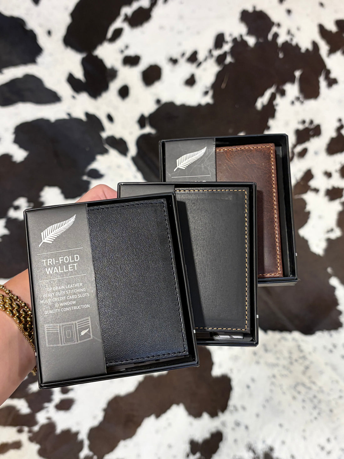 Tri-Fold Leather Wallet 