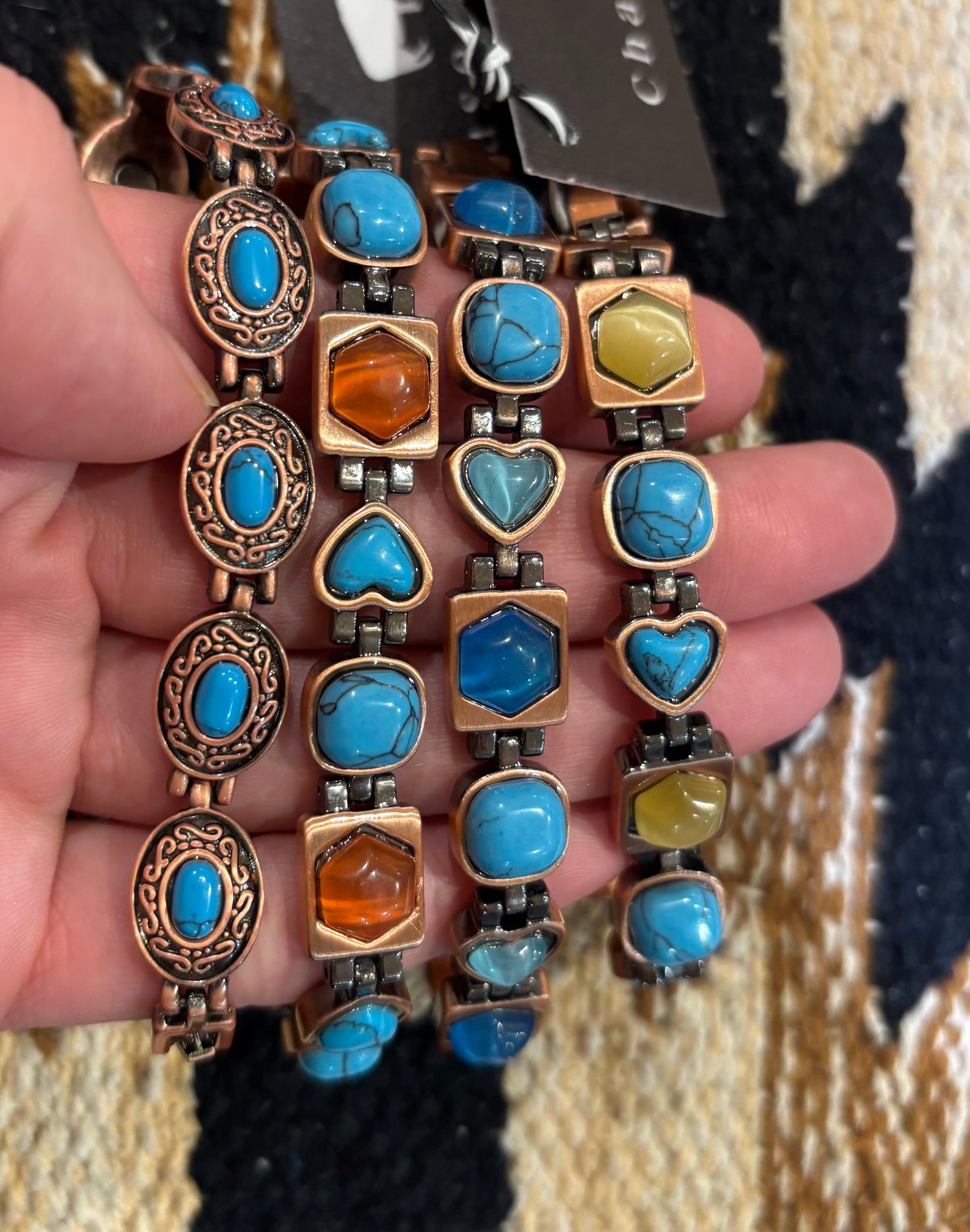 Turquoise Copper Bracelet 