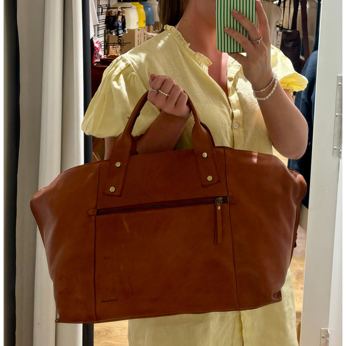 ‘Stay with me’ leather bag