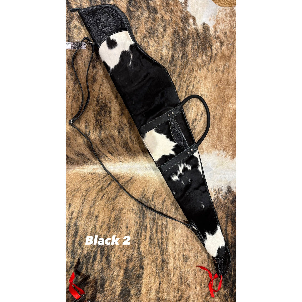 Rifle / Gun Case Cowhide and Tooling - Gun