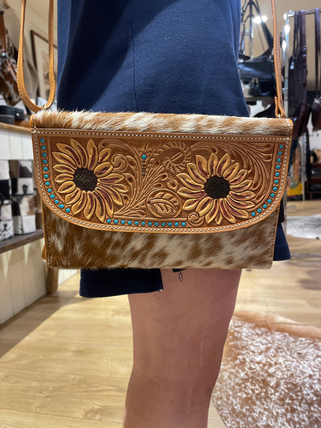 Sunflower Crossbody Bag - AB86