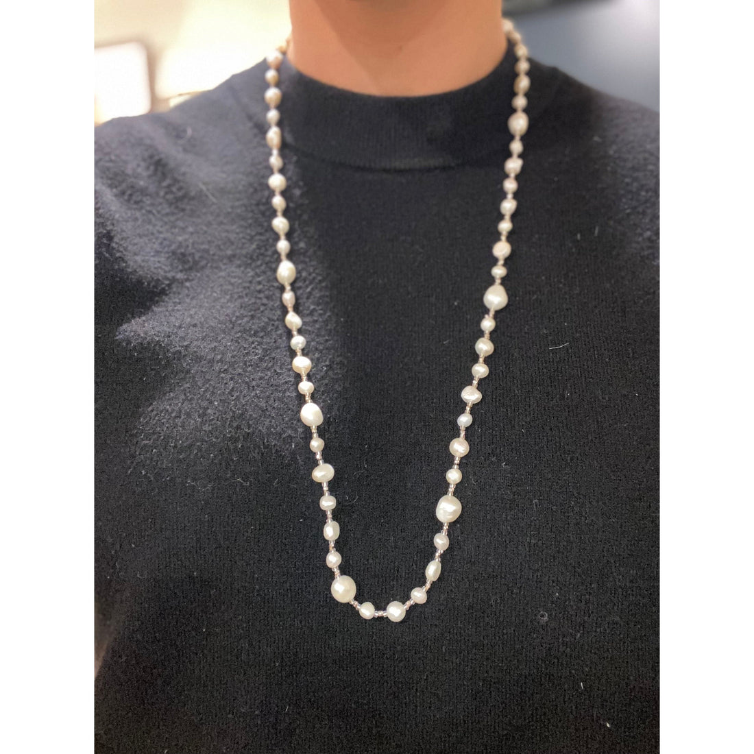 Freshwater Pearl and Bead Necklace 