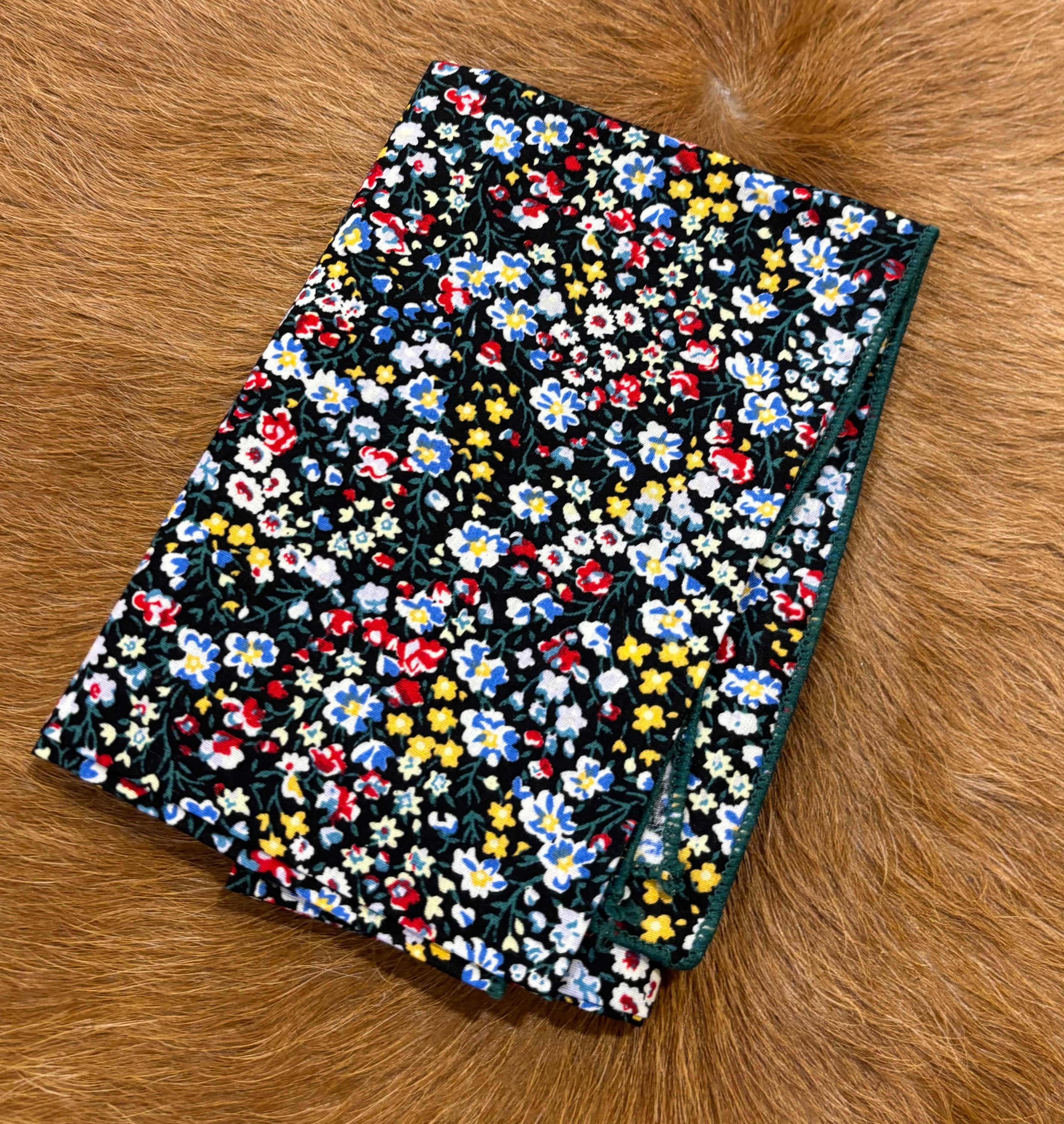 Wild Rags black Foral