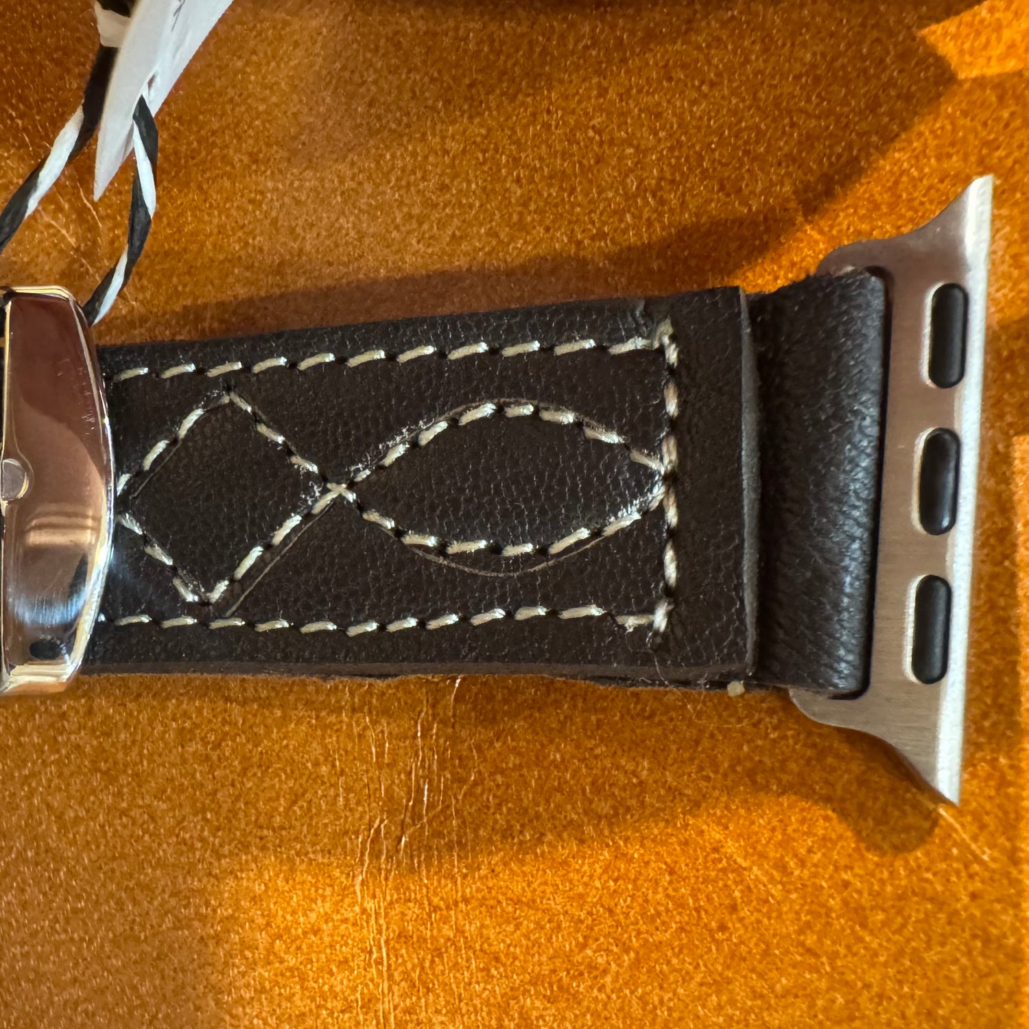 Boot Stitch Leather Apple Watch Strap - WS103/WS104
