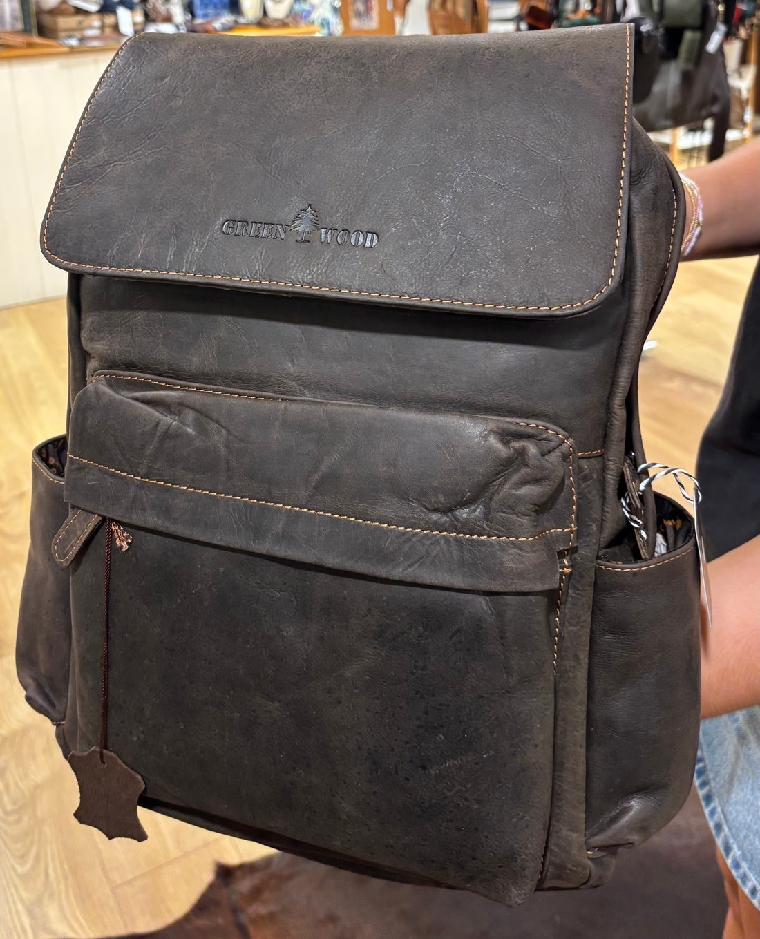 Leather Vintage Backpack 