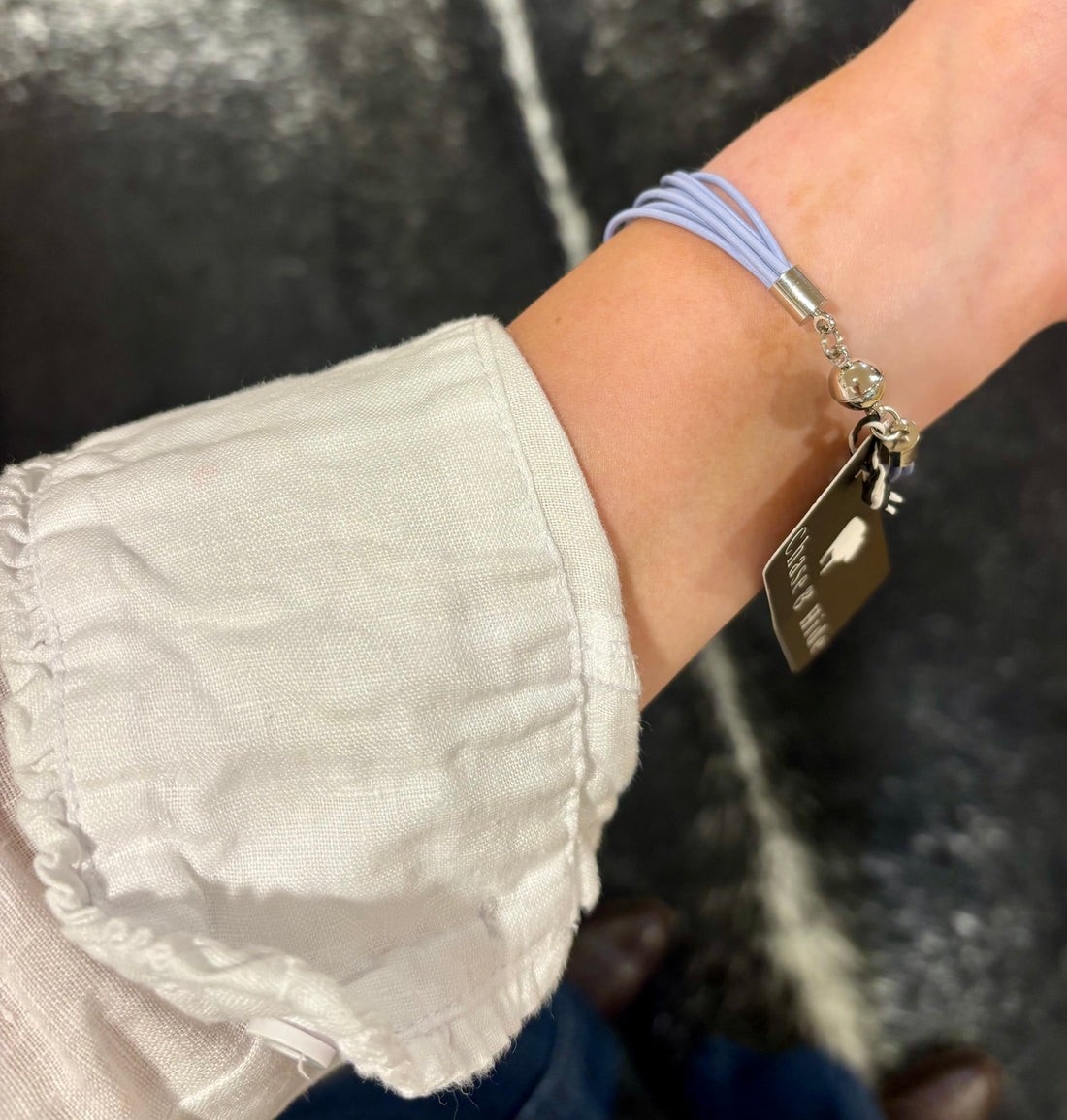 Pearl layers bracelet Purple 