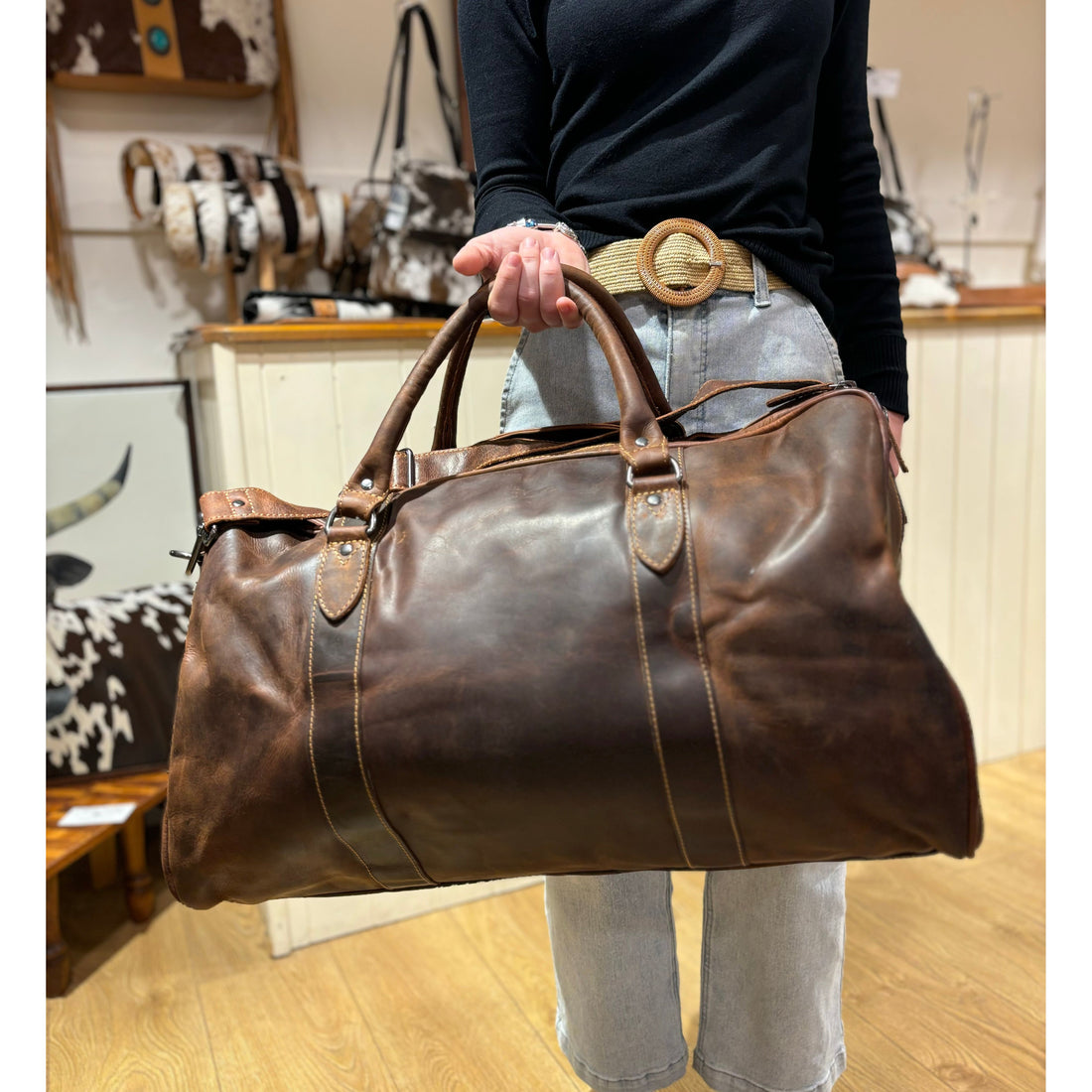 Wilson Leather Overnight bag