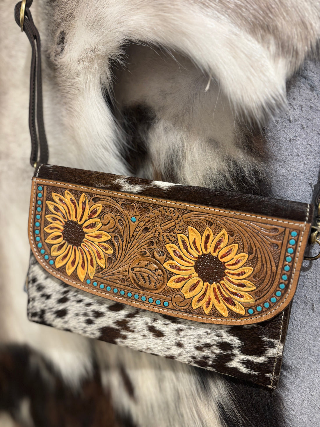 Sunflower Crossbody Bag - AB86
