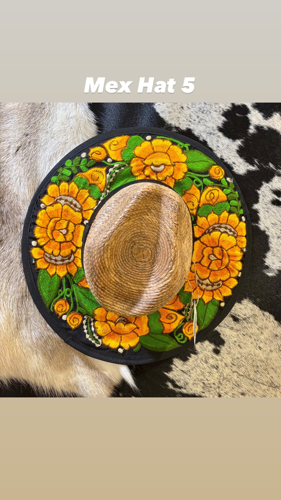 Patterned Wide Brim Hats Click for more designs !