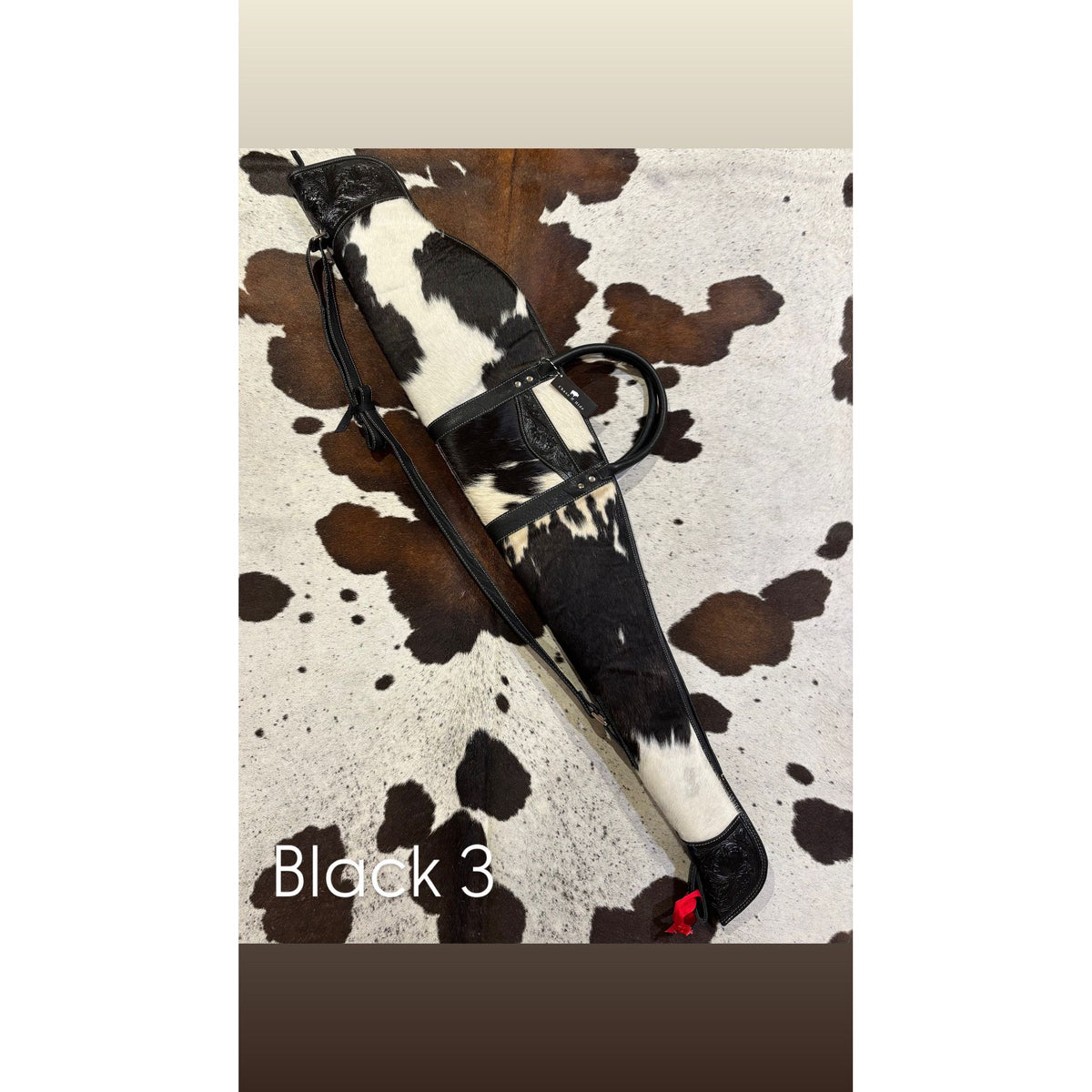 Rifle / Gun Case Cowhide and Tooling - Gun