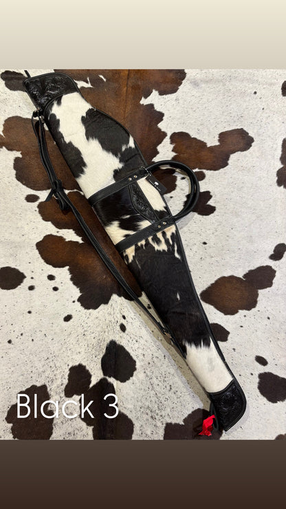 Rifle / Gun Case Cowhide and Tooling - Gun